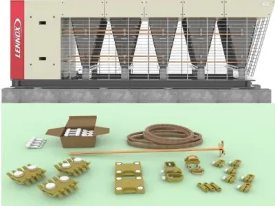 HVAC and Protection Set Lennox Neosys and lightning sete 3D Model Collection