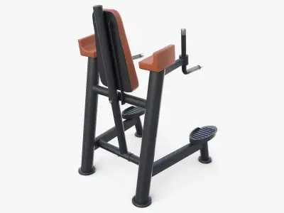 Chin up and dip station v2 3D model