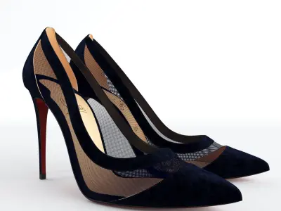Christian Louboutin Galativi 100mm High Heel 3D model