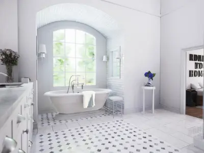 Scene 02 Archinteriors for UE vol 2 3D model