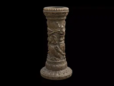 Ancient Pillar 3D model