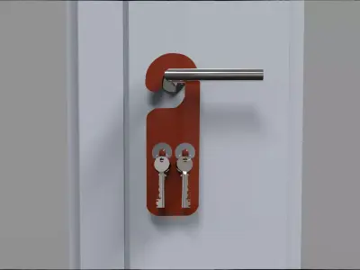 Door Hanger Key Holder 3D print model