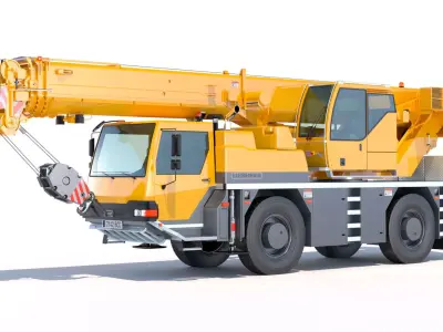 Mobile Crane Liebherr LTM 1040 2 1 3D model