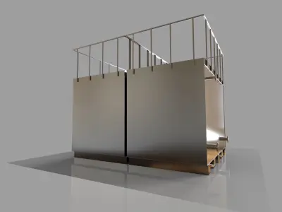 Water tanks 10m3 3D model