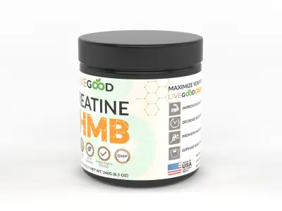Protein Powder 3D model 43