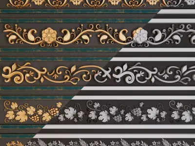 Ornament Trim Vol 05 3D model