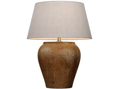 Chilton Country Rustic style European Nightstand Table Lamp 3D model