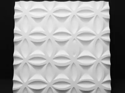 3d panel circles 3D print model