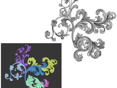 Decorative Ornamental 20 3D model