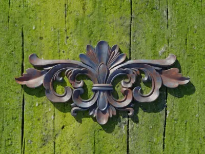 Wooden Ornament 3D print model