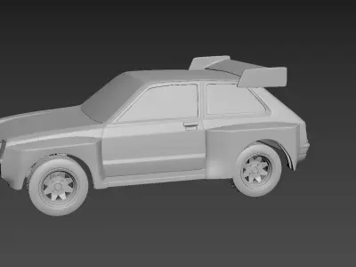 Toyota Starlet 60 1983 Body For Print 3D print model