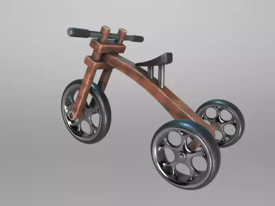 BALLANCE BIKE RIKE KIDS Low-poly 3D model