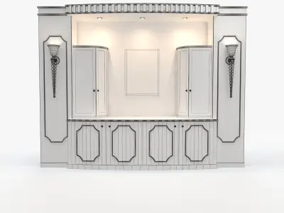 Wall cabinet 3D model