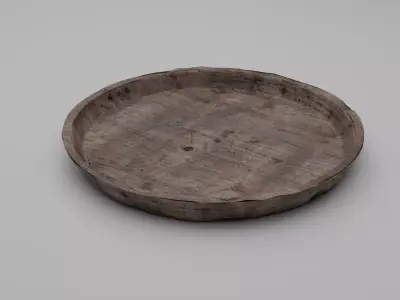 Simple Old Plate Free 3D model