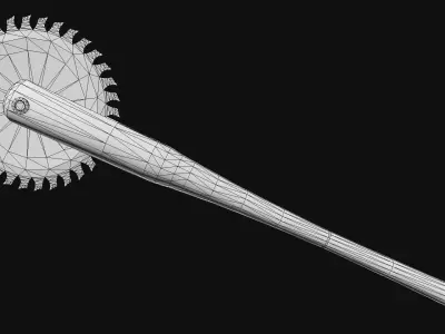 Baseball Bat Weapon 02 Low-poly 3D model