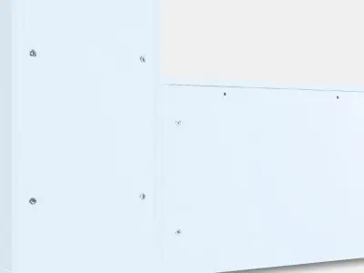 NORDLI Chest of 5 drawers Low-poly 3D model