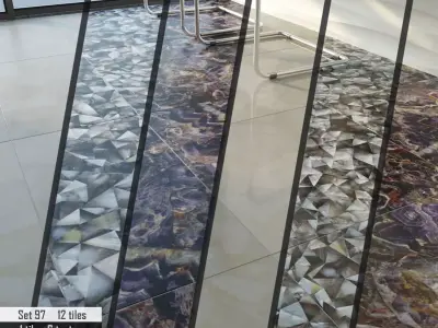 ABC Stone Set 3D model