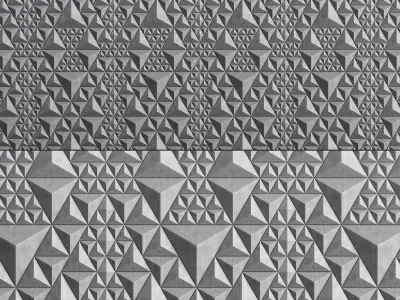 DIY Paper Triangle low poly 3d model Low-poly 3D model