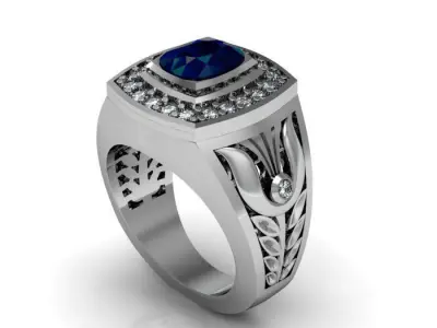 man ring 3D print model