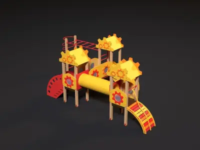 Children playground 3D model
