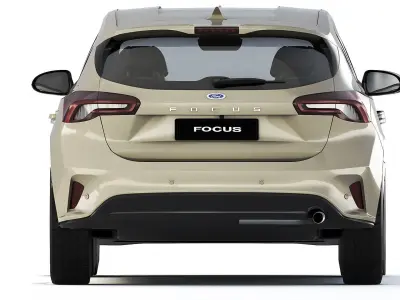 Focus Ecoboost 2018 3D model