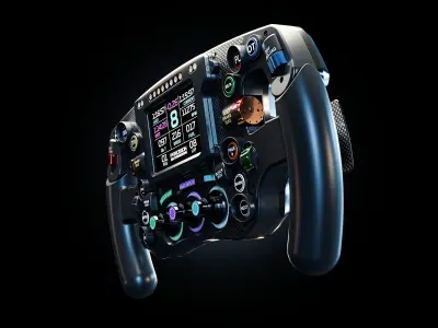 PRECISION SIM ENGINEERING GPX STEERING WHEEL 3D model