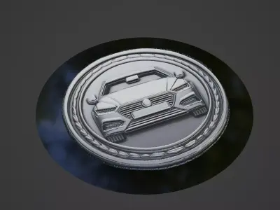 Car Pendant Medallion 3D print model