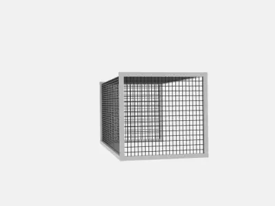 Soccer Goal Net Square  3D model