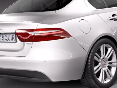 Jaguar XE 2016 3D model