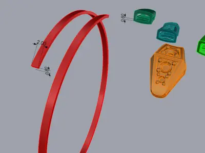 Bvlgari Snake Serpenti Bracelet 3D print model