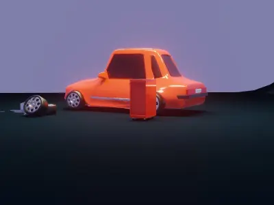 Where Cars Shine Bright in repair 3D model