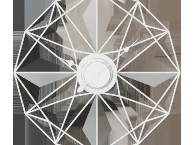 wall clock Geometrix 3D model