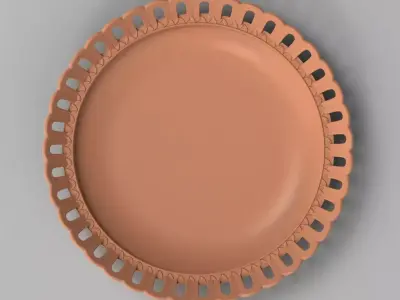 Food Plate 3D print model