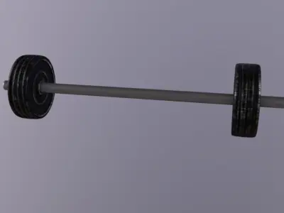 WeightBench Weight Low-poly 3D model