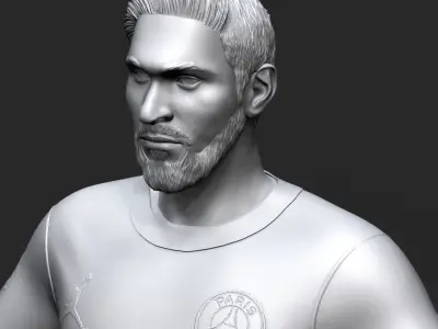 Messi 3D Printable 1 3D print model