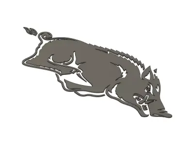 arkansas razers Free 3D model