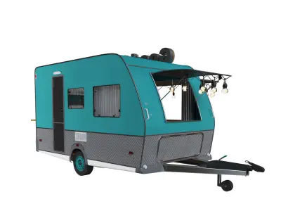 Food truck - Good Food 3D model