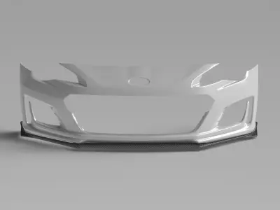 BRZ ZC6 Front Bumper Exterior Surface - 3D Laser-Scanned 3D model