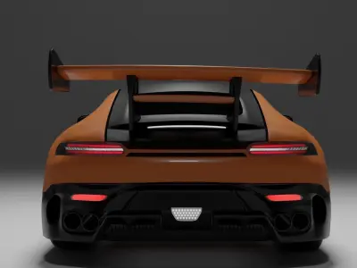 Mercedes Benz AMG GT Black Series 3D model