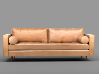 Rustic sofa design  3D model
