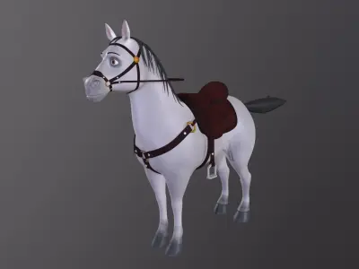 Cartoon Horse 3D model