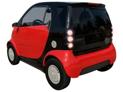 Smart Fortwo 1  Smart City Coupe 3D model