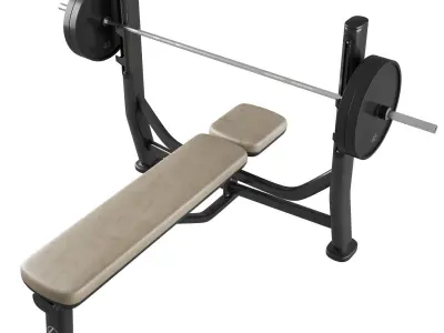 Signature Series Olympic Flat Bench 3D model