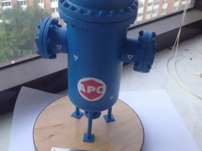  Water purification Filter scale model 3D print model