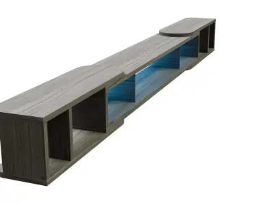 32 to 120 Retractable tv stand 3D model