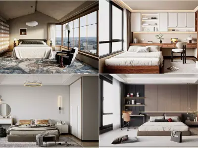 Bedroom Collection 05 For Unreal Engine 3D model