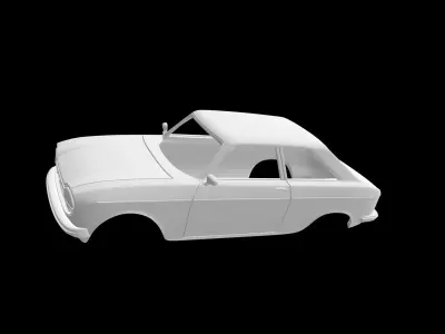 Peugeot 204 Coupe 3D print model
