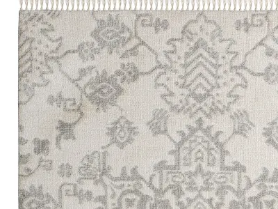 Rug Elias Grey By Benuta 3D model