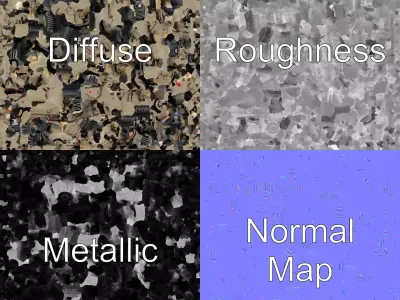 WWII Tank PzIIG Highdetail Modular Design model pack Low-poly 3D model