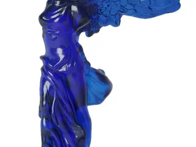 Lalique La Victoire de Samothrace statuette 3D model